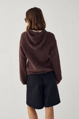 Noella N-Myung Knit Cardigan - Chocolate