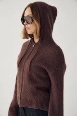 Noella N-Myung Knit Cardigan - Chocolate