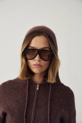 Noella N-Myung Knit Cardigan - Chocolate