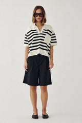 Noella N-Maryann Knit - Darryll Black Stripe