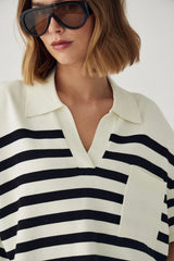 Noella N-Maryann Knit - Darryll Black Stripe
