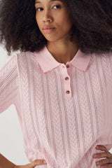 Noella N-Mecca Knit Polo - Baby Pink