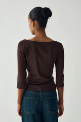 Noella Nikeeta Top - Chocolate