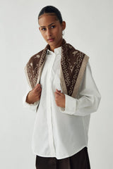 Noella Neomi Scarf - Sand Brown Mix