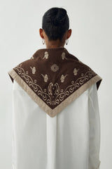 Noella Neomi Scarf - Sand Brown Mix