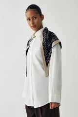 Noella Neomi Scarf - Sand Black Mix