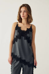Noella N-marwetta Blouse - Charcoal Mel