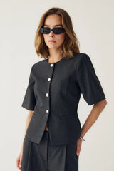 Noella N-Kasaundra Blazer - Grey