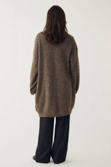 Noella Noella N-Maricela Knit Cardigan - Timber Brown Melange