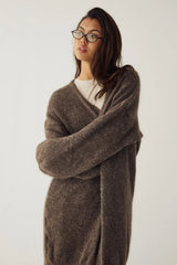 Noella Noella N-Maricela Knit Cardigan - Timber Brown Melange