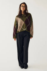 Noella Lai Knit - Avocado Green Mix