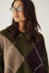 Noella Lai Knit - Avocado Green Mix