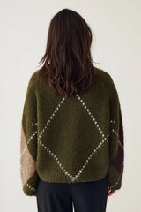 Noella Lai Knit - Avocado Green Mix