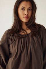 Noella Margie LS Top - Chocolate