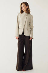 Noella N-Monique Blazer - Oatmeal Melange