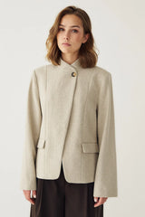 Noella N-Monique Blazer - Oatmeal Melange
