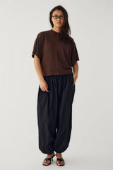 Noella N-Maple T-shirt - Chocolate