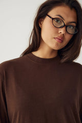 Noella N-Maple T-shirt - Chocolate