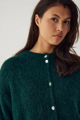 Noella N-Kae Knit Cardigan - Bottle Green
