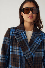 Noella N-Jaci Coat - Daliyah Blue Check