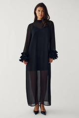 Noella Latania Long Dress - Black