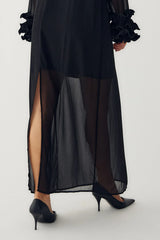 Noella Latania Long Dress - Black
