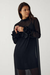Noella Latania Long Dress - Black