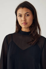 Noella Latania Long Dress - Black