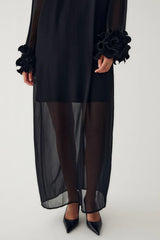 Noella Latania Long Dress - Black