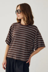Noella n-Murphie Top - Dalma Blue Stripe