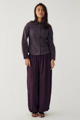 Noella Loyce Shirt - Deshay Burgundy Check