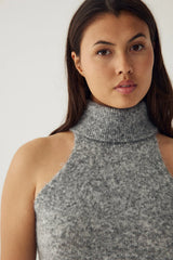 Noella N-Lajoianna Knit Top - Medium Grey Mel