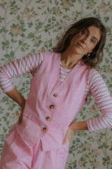 Not Sisters Nicoletta Vest - Pink