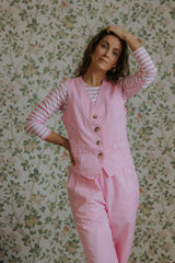 Not Sisters Nicoletta Vest - Pink