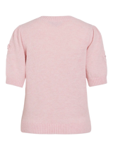 Vila Romy O-Neck 2/4 Detail Knit Top