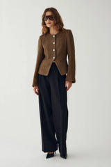 Noella Kasaundra LS Blazer Breen