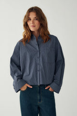 Noella N-Marlon C Shirt - Davy Navy Check
