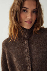Noella N-Margeaux Knit - Timber Brown Melange