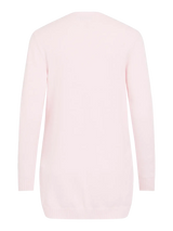 Vila Viril Open L/S Knit Cardigan - Cherry Blossom