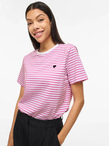 Vila Nora S/S T-shirt - Pink