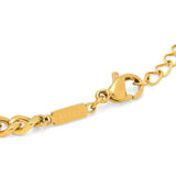 Lulu Panzer Bracelet Gold Plated