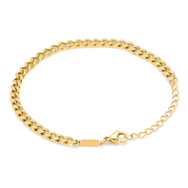 Lulu Panzer Bracelet Gold Plated