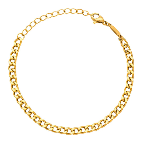 Lulu Panzer Bracelet Gold Plated