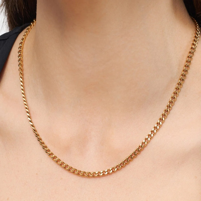 Lulu Panzer Necklace Gold Plated