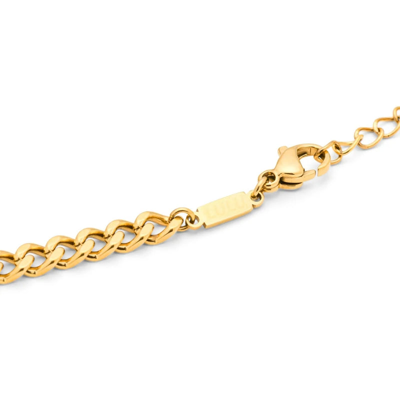 Lulu Panzer Necklace Gold Plated