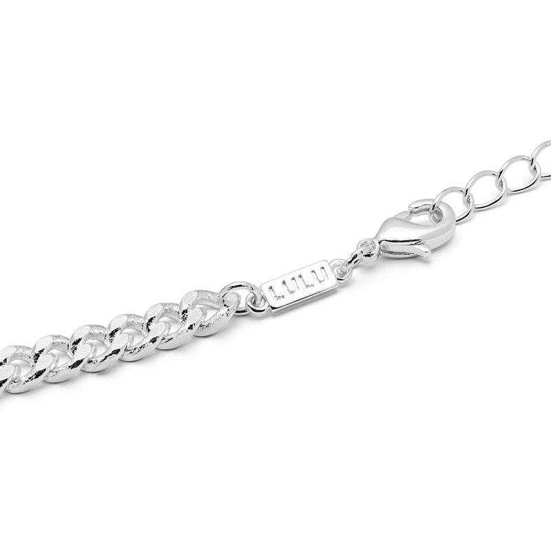 Lulu Panzer Necklace Silver Plated