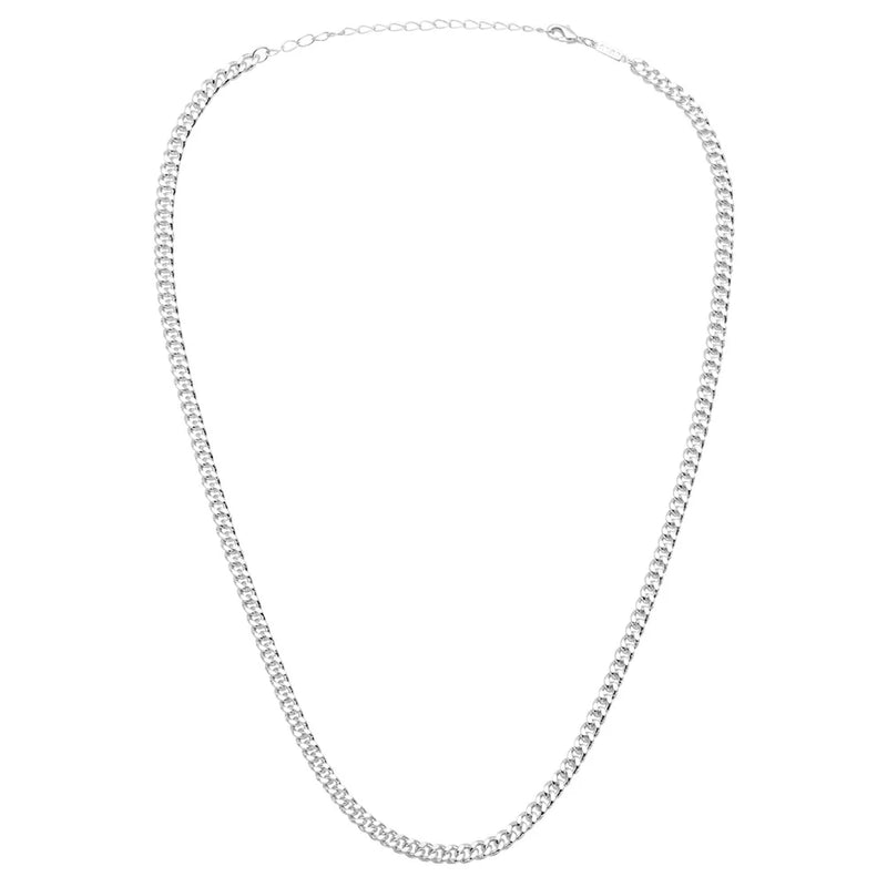 Lulu Panzer Necklace Silver Plated