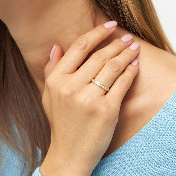 Lulu Pattern Ring - Purple
