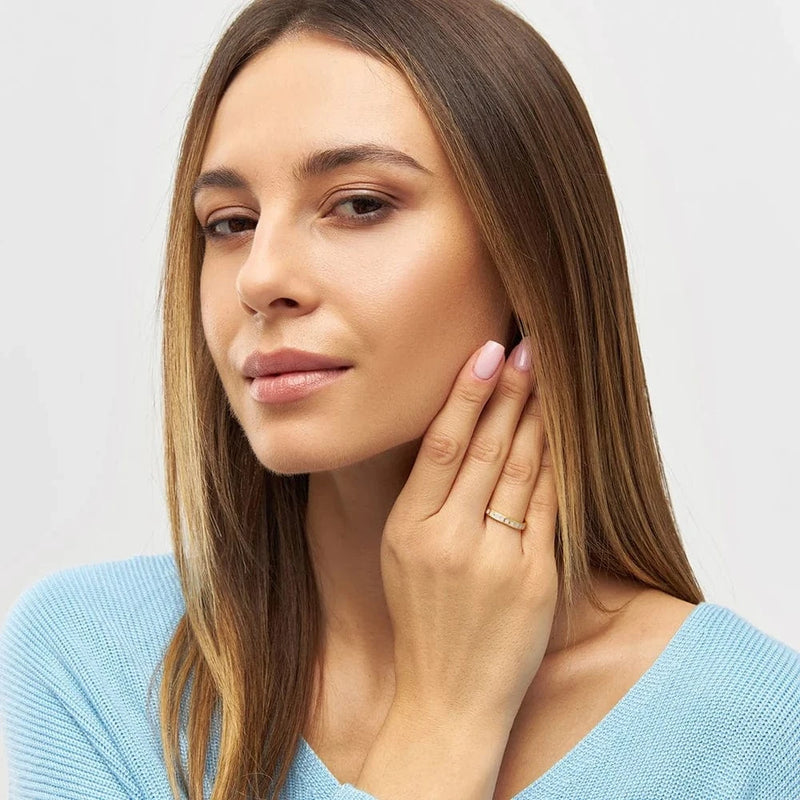 Lulu Pattern Ring - Purple