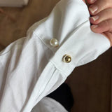 Wolff Pin - gold-white pea